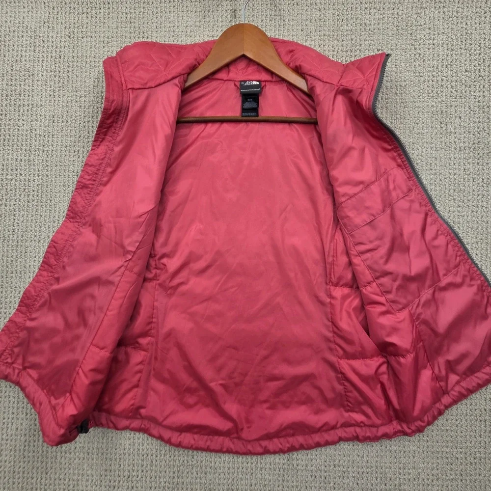 The North Face ThermoBall‎ Quilted Puffer Vest Full Zip Red Womens Medium